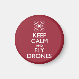 Íman Mantenha calma e voe drones