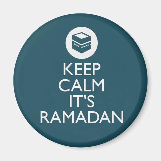 Íman mantenha calma, ramadã (Frente)