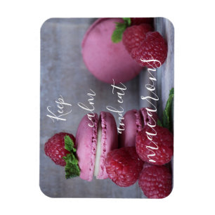 Íman Mantenha calmo e coma Macarons