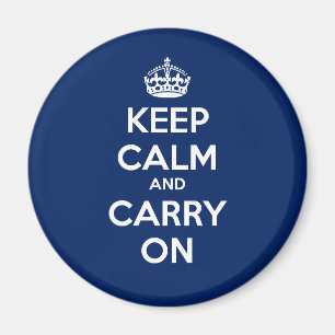 Íman Mantenha calmo e continue o ímã do círculo - az