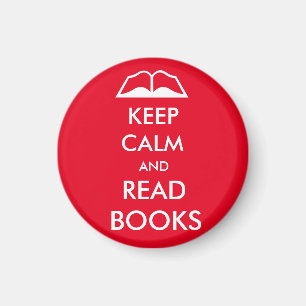 Íman Mantenha calmo e leia livros