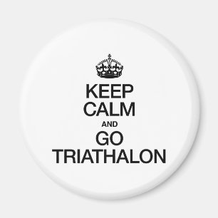 ÍMAN MANTENHA CALMO E VÁ TRIATHALON