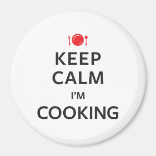 Íman Mantenha calmo mim estão cozinhando