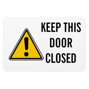 ÍMAN  MANTENHA ESTA PORTA FECHADO