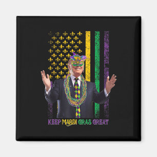 Íman Mantenha Mardi Gras Excelente Engraçado Trump Mard