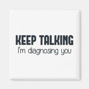 Íman Mantenha-me falar estão diagnosticando-o