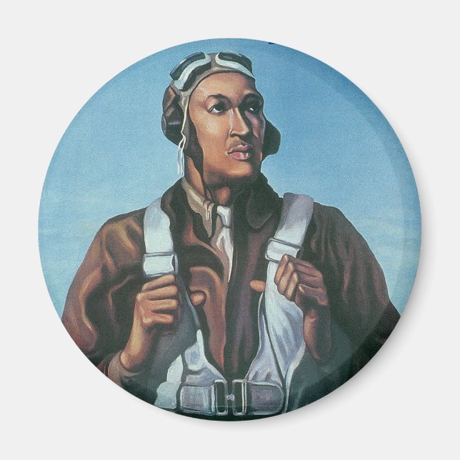 Íman Mantenha-Nos Voando ~ Avião Tuskeege (Frente)