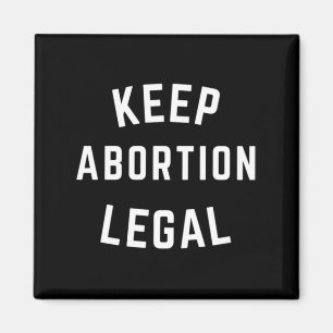 Íman Mantenha o aborto - Letras de Bloco Branco Legais