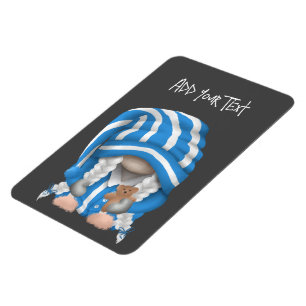 Íman Mantenha ou adicione seu próprio - Tamanho: 4" x 6