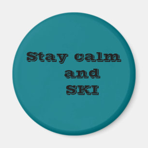 Íman Mantenha-se calmo e com o ímã SKI