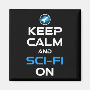 Íman Mantenha-Se Calmo E O Sci-Fi Ligado