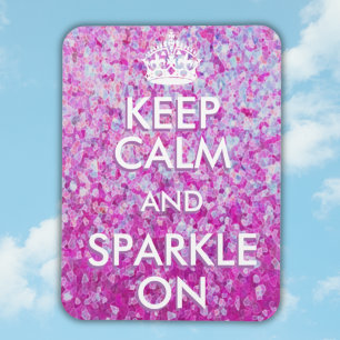 Íman Mantenha-se Calmo e o Sparkle ligado