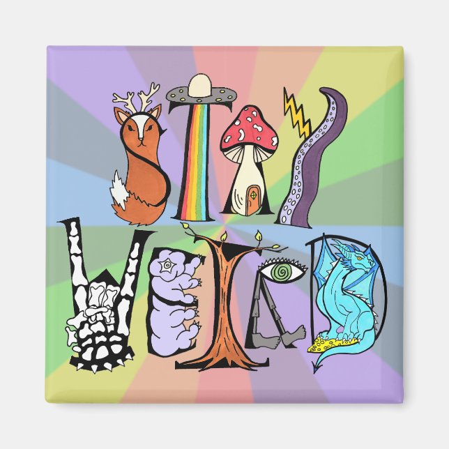 Íman Mantenha-se estranho (Frente)