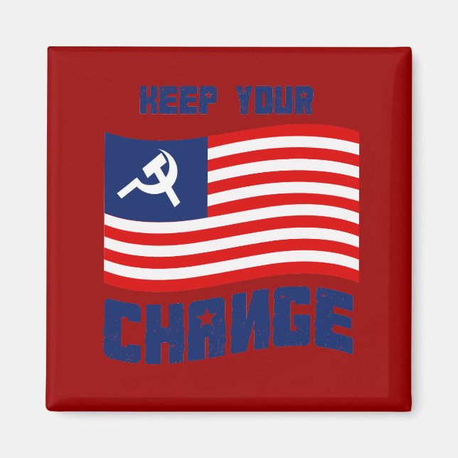 Íman Mantenha sua mudança (Frente)