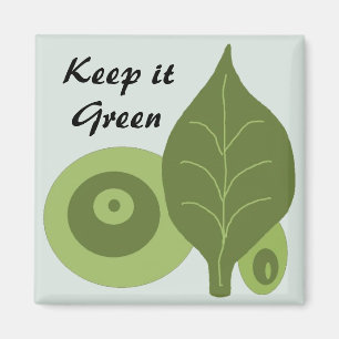 Íman Mantenha Verde - ímã