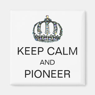 ÍMAN MANTER CALMA E PIONEIRO