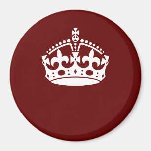 Íman Manter Calmo Acento Vermelho Borgonha