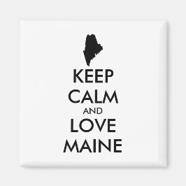 Íman MANTER CALMO e AMOR personalizáveis