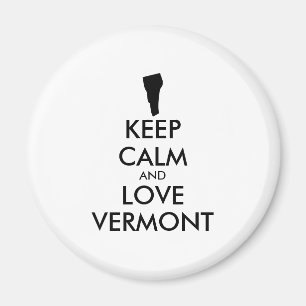 Íman MANTER CALMO e AMOR personalizáveis VERMONT