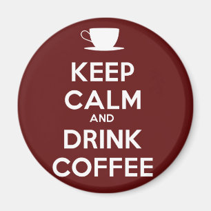 Íman Manter Calmo e Beber Café