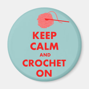 Íman Manter Calmo e Crochet em Presentes
