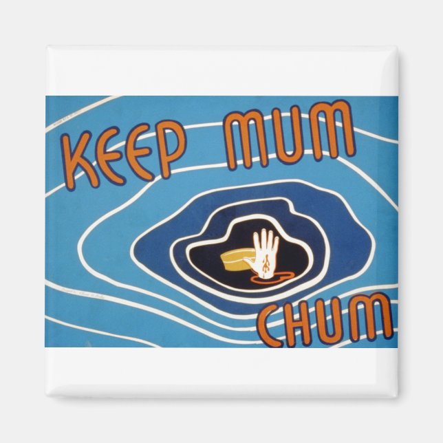 Íman Manter Chum Mãe (Frente)