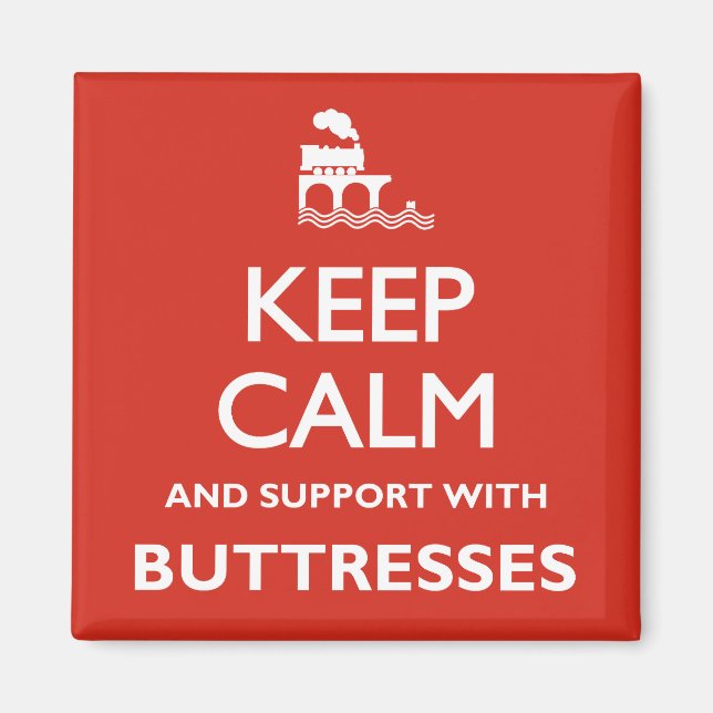 Íman Manter Imã de geladeira Calma (Frente)