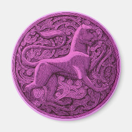 Íman manticore em roxo