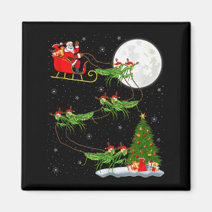 Íman Mantis Inseto Papai Noel Trenó Voador Divertido Ma