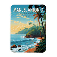Manuel Antonio National Park Viagem Art Vintage