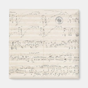 Íman Manuscrito de Chopin Polonez-Fantasy