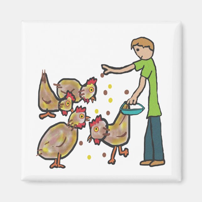 Íman Manutenção de frango (Frente)