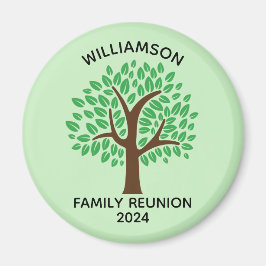 Íman Manutenção Personalizada da Árvore Verde de Reuniã