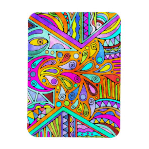 Íman Mão Desenhada Por EDDArt - Blah Blah Blah 1