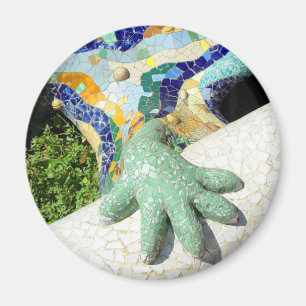 Íman Mão do mosaico - ímã legal