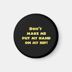 Íman Mão Engraçada na Piada da anca