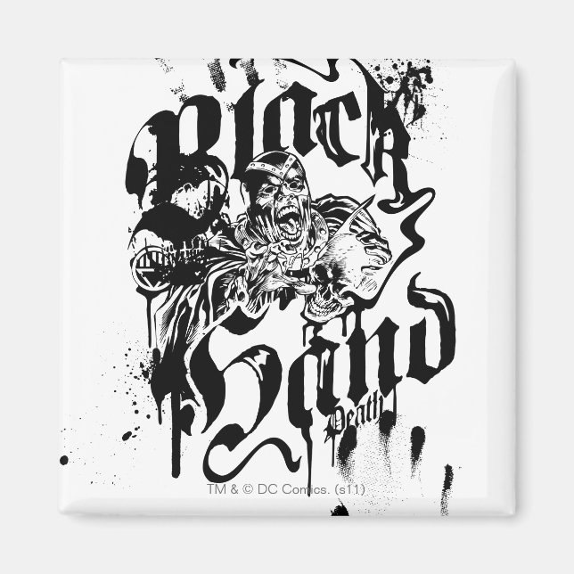 Íman Mão Preta - Colagem (Frente)