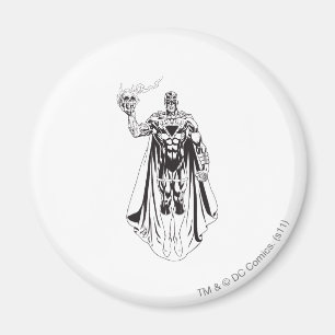 Íman Mão preta com crânio 3