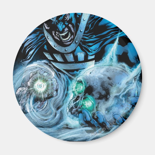 Íman Mão Preta com Painel de Caveira (Frente)