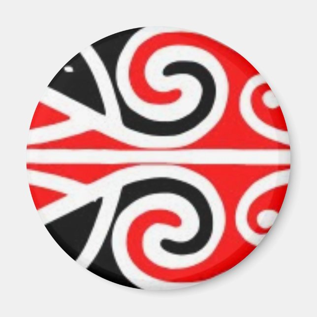 Íman maori design de arte tribal para você (Frente)