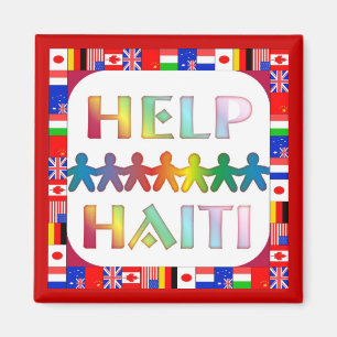 Íman Mãos Ajudando o Magneta do Haiti