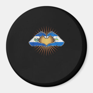 Íman Mãos Corações de El Salvador e Nicarágua