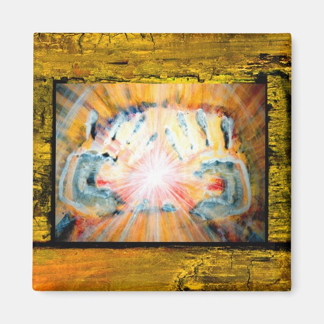 Íman Mãos de cicatrização (Frente)