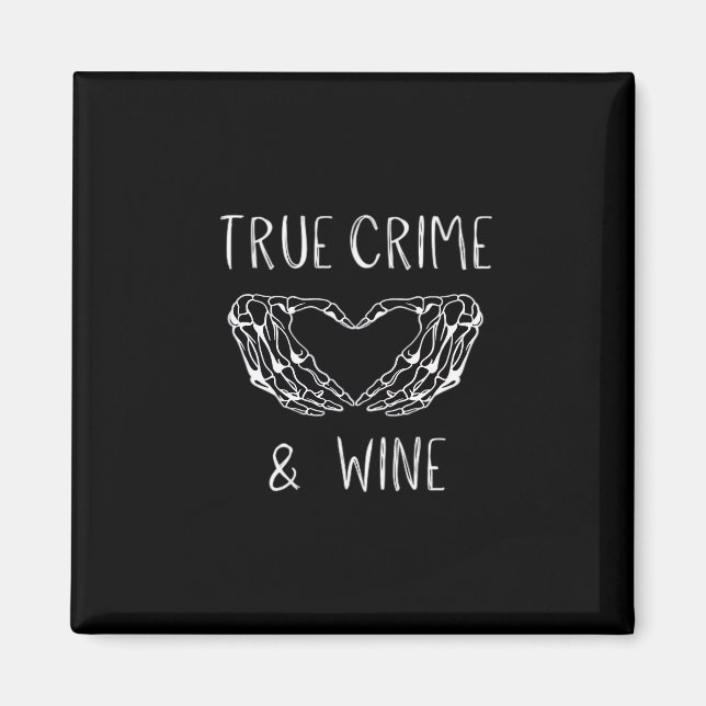 Íman Mãos De Esqueleto Do Crime E Do Vinho (Frente)