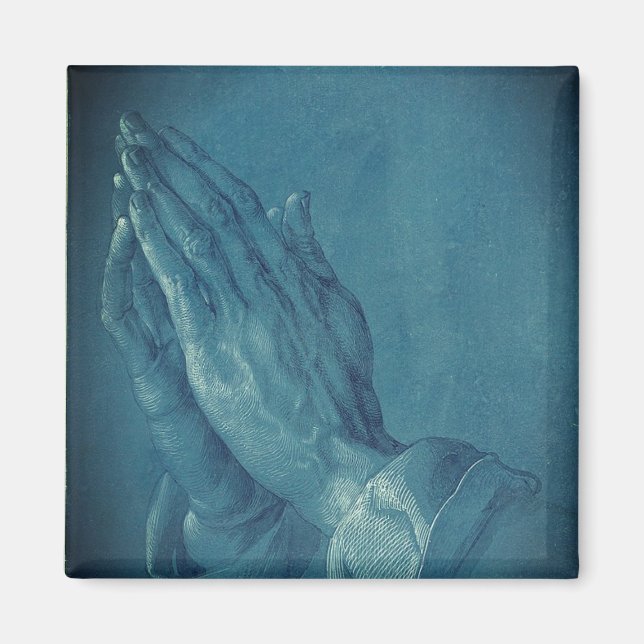 Íman Mãos de Oração (por Dürer) (Frente)