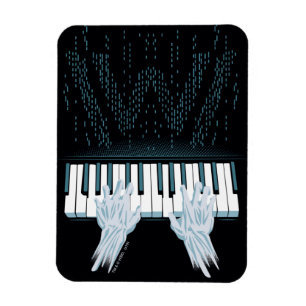 Íman Mãos do Android de Westworld   no piano de jogado
