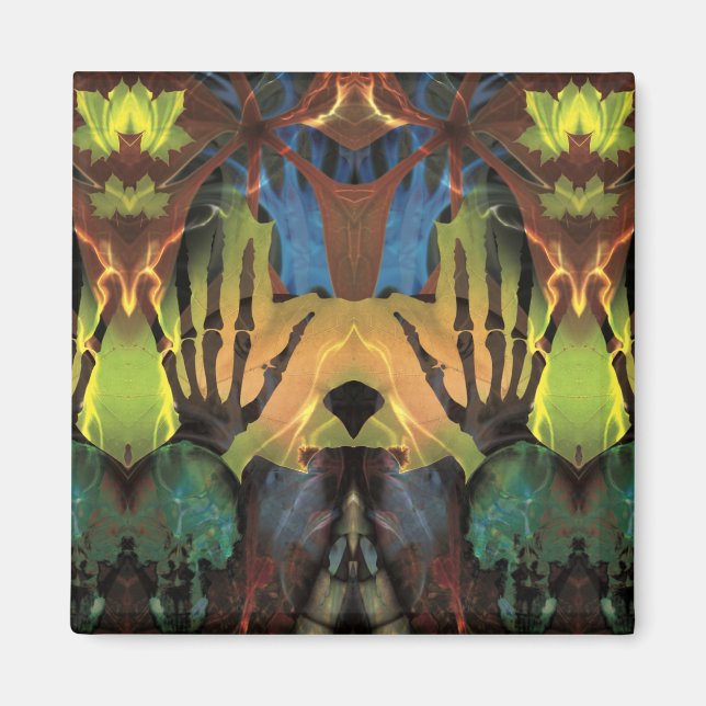 Íman Mãos dos Invernos do Outono (Frente)