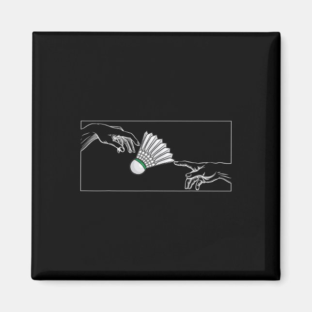Íman Mãos Para Os Jogadores De Badminton Para Badminto (Frente)
