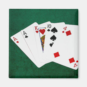 Íman Mãos Poker - Um Par - Ás