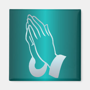 Íman Mãos Praying perolados